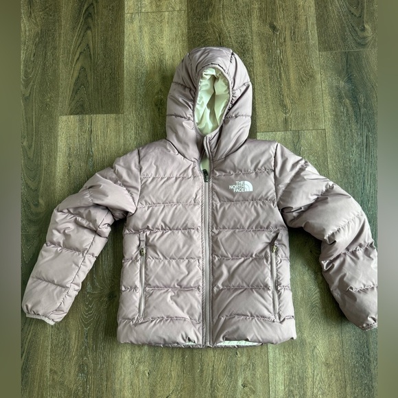 The North Face Reversible Coat.  Girl’s size medium (10). Great used condition. - Picture 1 of 8